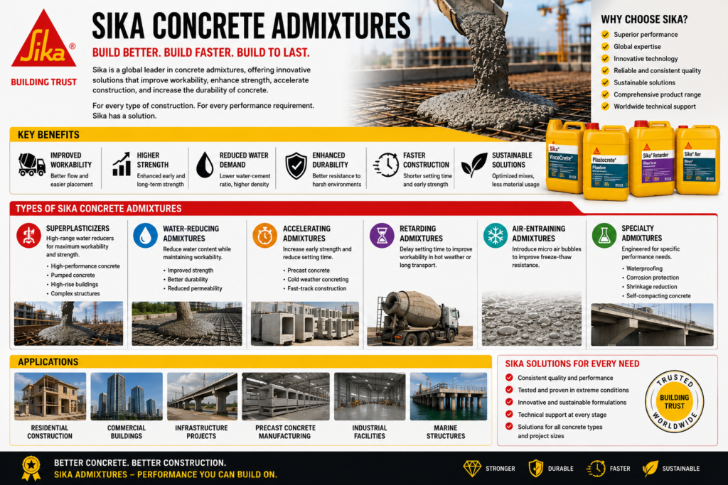 sika concrete admixtures
