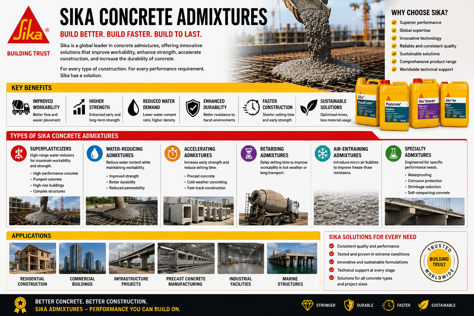 sika concrete admixtures