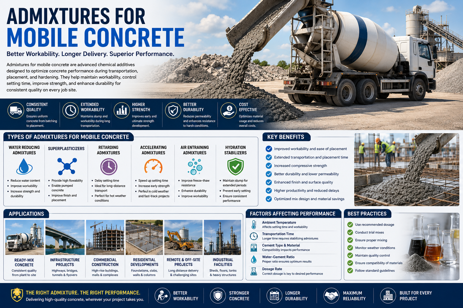 Admixtures for Mobile Concrete