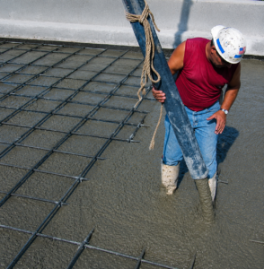 Water-to-cement ratio chart for concrete strength