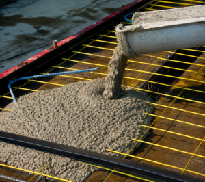 Water reducers in concrete improving workability