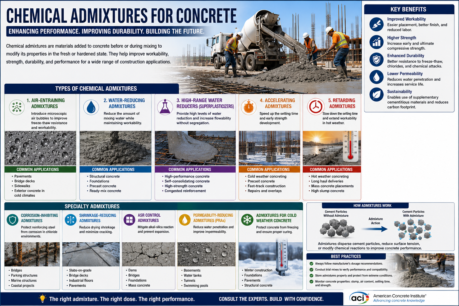 chemical admixtures for concrete