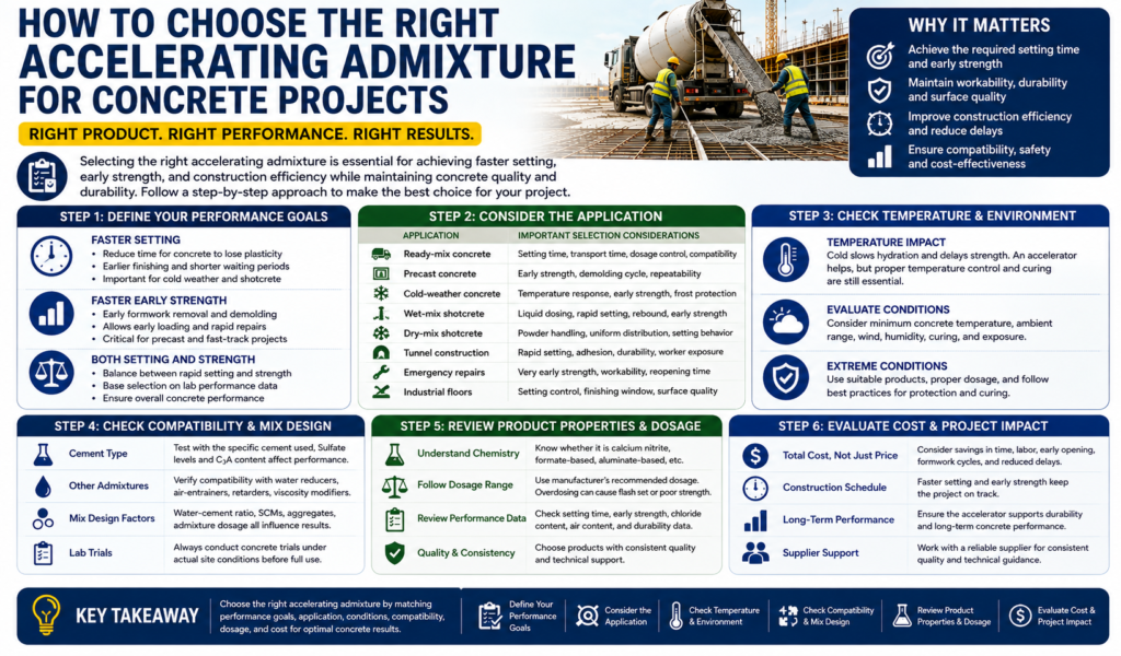 Choose the Right Accelerating Admixture for Concrete