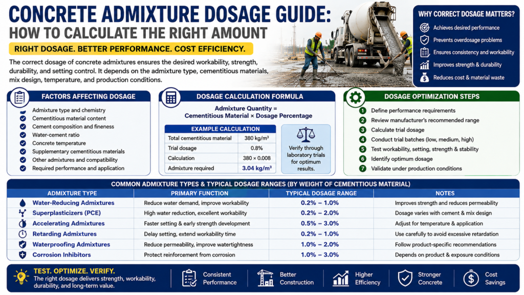 Concrete Admixture Dosage Guide