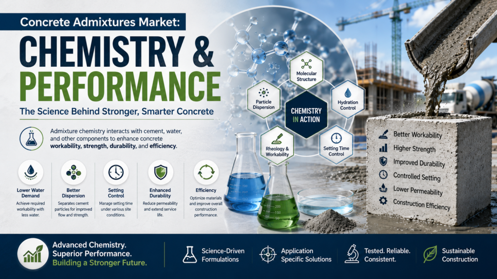 Concrete Admixtures Chemistry and Performance