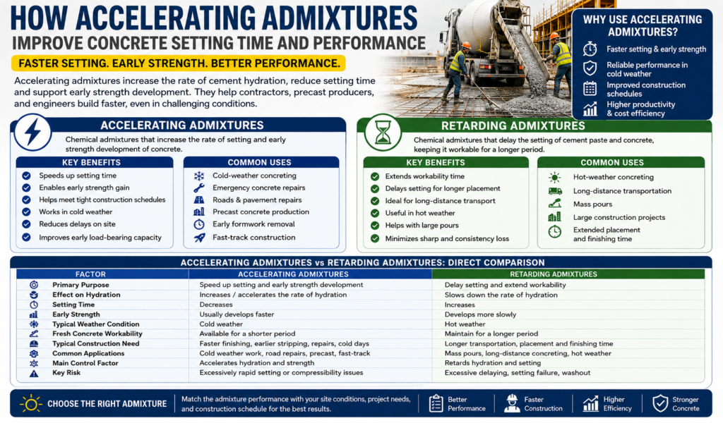 Concrete Setting Time Admixtures