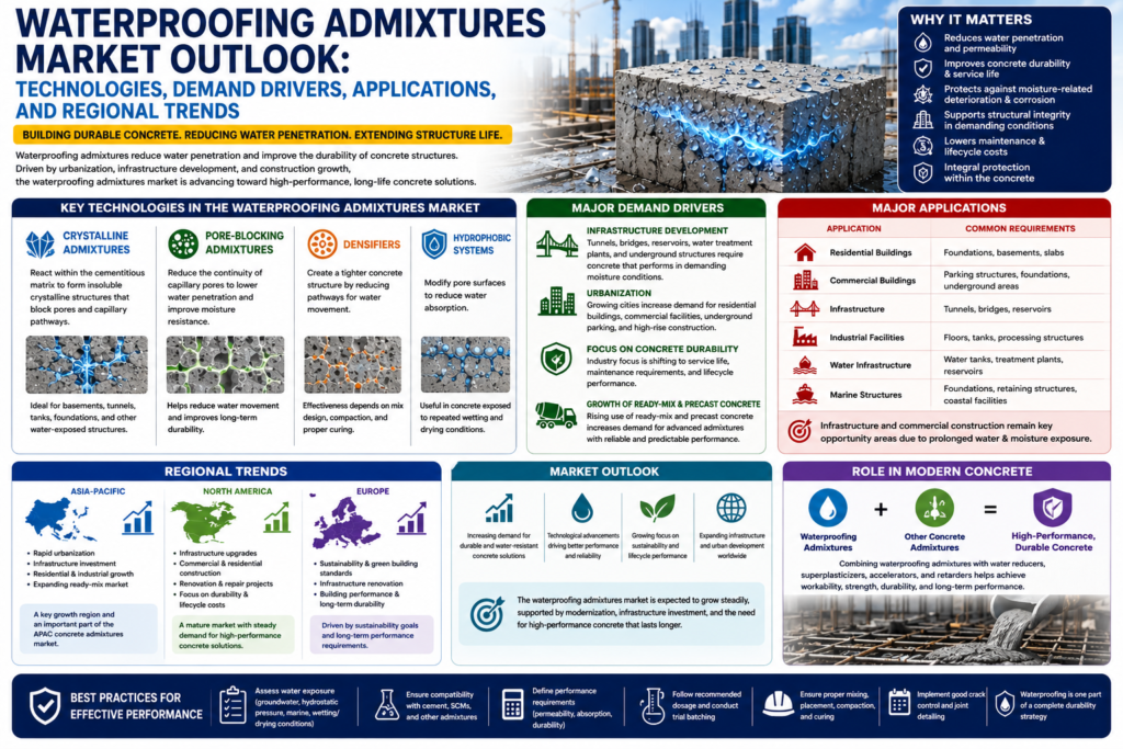 Waterproofing Admixtures Market Outlook