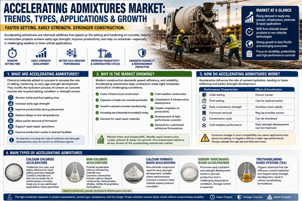 accelerating admixtures market trends