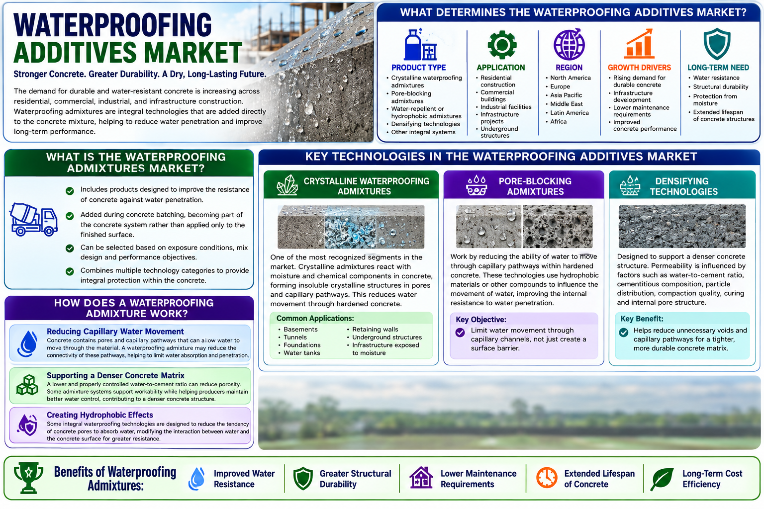 waterproofing admixtures market