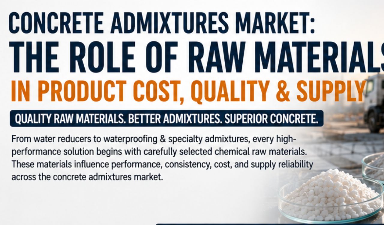 Concrete admixtures market chemical raw materials