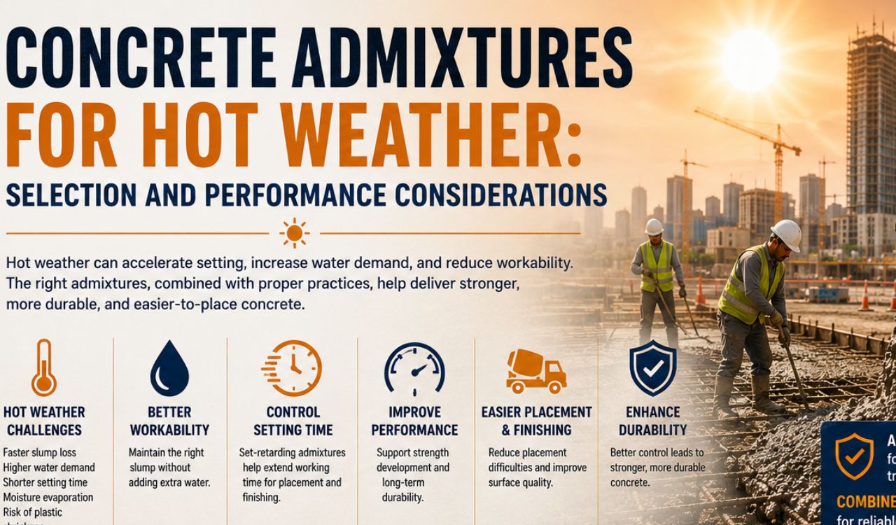 concrete admixtures for hot weather