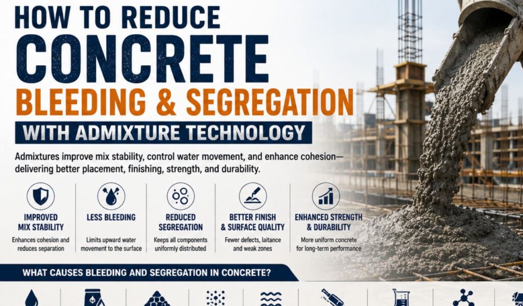 reduce concrete bleeding